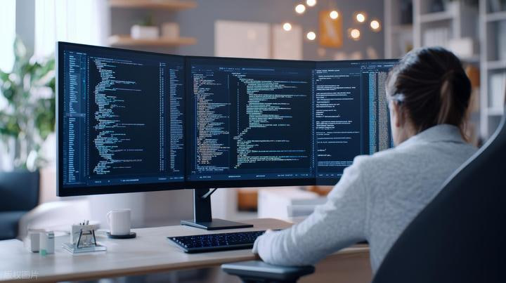 Code and data on a screen